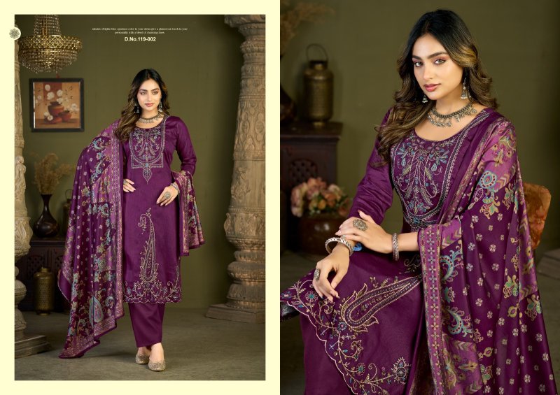 Kalamkari Vol 1 By Radhika Azara Jam Cotton Dress Material 